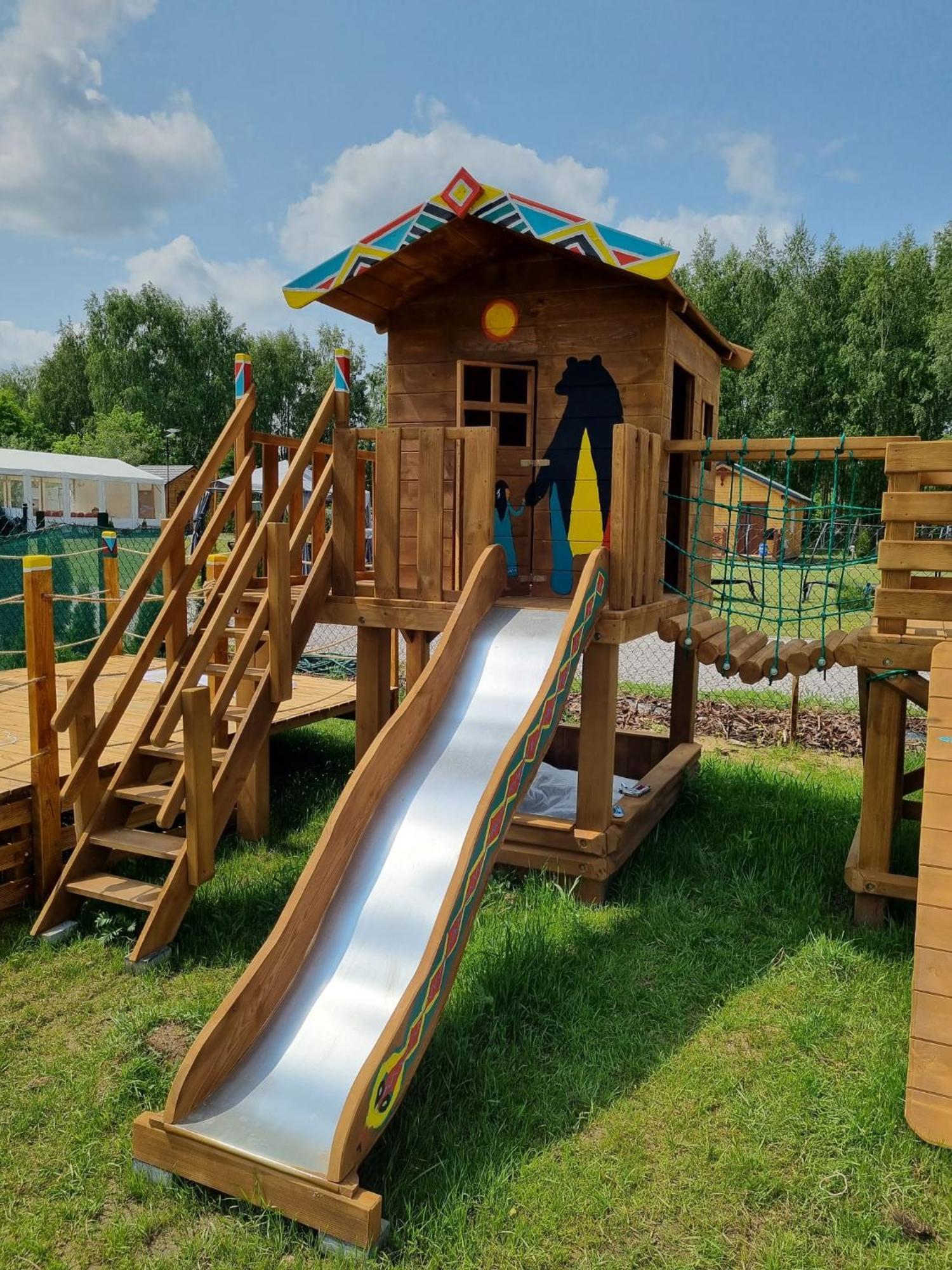 Indiana Camp - 150 M Od Suntago Park Hotel Grabce-Towarzystwo Bagian luar foto